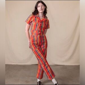 Big Bud Press Plaid Jumpsuit